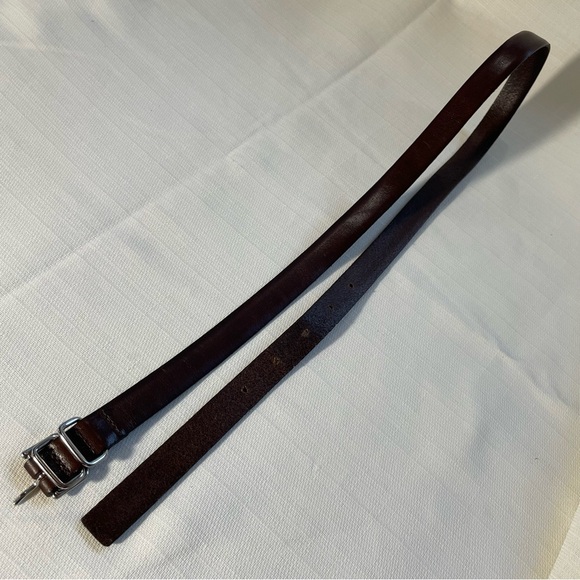 J Crew Double Loop Leather‎ Belt - Picture 9 of 11